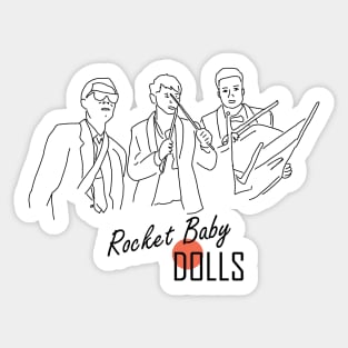 rocket baby dolls Sticker